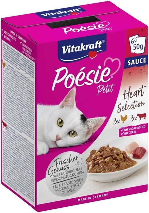 Vitakraft Poesie Petit z sercami 6x50g