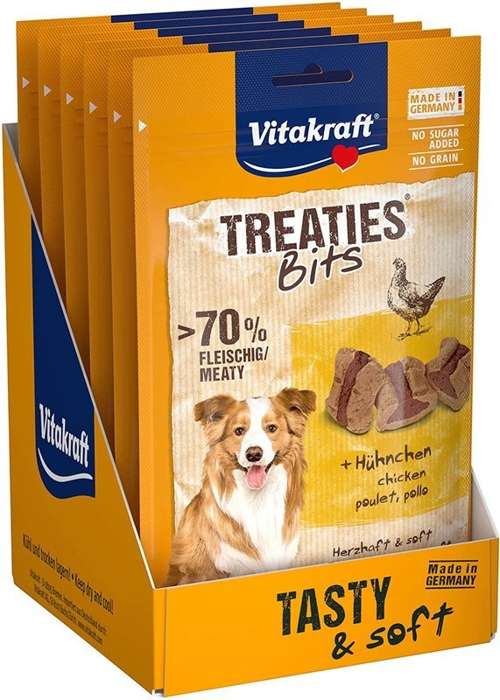 Vitakraft Treaties Bits z kurczakiem 6x120g