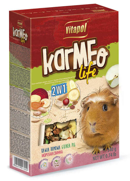 Vitapol Karmeo Life 2w1 owocowo-warzywna karma dla kawii 340g