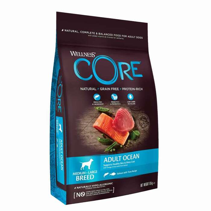 Wellness Core Adult Ocean  karma sucha dla dorosłych psów średnich i dużych ras łosoś i tuńczyk 10 kg