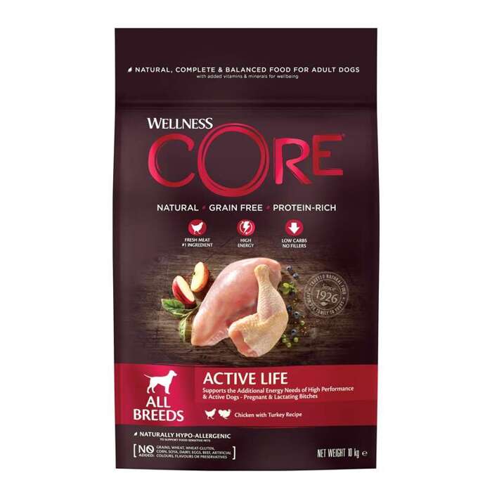 Wellness Core Adult Original karma sucha dla dorosłych psów średnich ras indyk i kurczak 10 kg