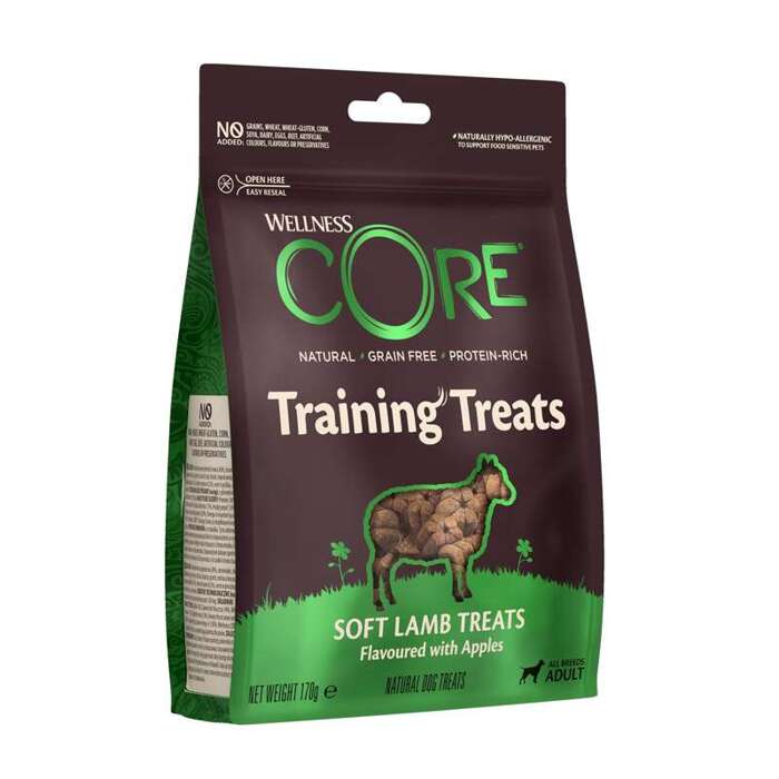 Wellness Core Training Treats przysmak dla psów dorosłych jagnięcina i jabłko 170g