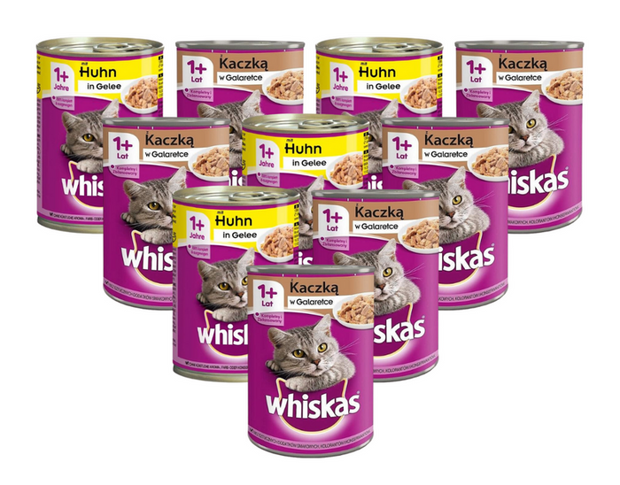 Whiskas Adult Mix Smaków w galaretce 12x400g