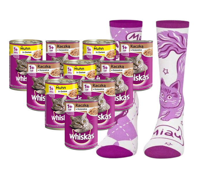 Whiskas Adult Mix Smaków w galaretce 24x400g