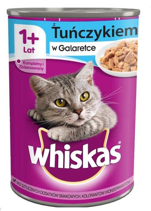 Whiskas Adult tuńczyk w galaretce 12x400g