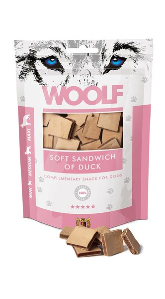 Woolf Soft Sandwich of Duck 100g