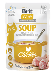 Brit Care Soup kurczak 15x75g