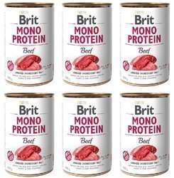 Brit Mono Protein BEEF z wołowiną 6x400g