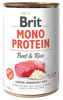 Brit Mono Protein wołowina z ryżem 6x400g