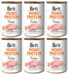 Brit Mono Protein z indykiem 6x400g 