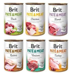 Brit Pate&Meat Mix Smaków 6x400g