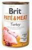 Brit Pate&Meat z indykiem 6x400g