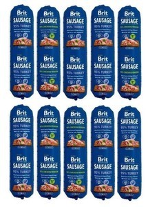 Brit Premium Sausage Mix Smaków 10x800g