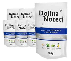 Dolina Noteci Premium Bogata w dorsza z brokułami 10x500g