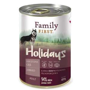 Family First Holidays z dziczyzną, gesią i jabłkiem 400g