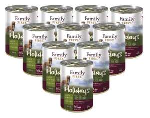 Family First Holidays z indykiem, kurczakiem i marchewką 12x400g