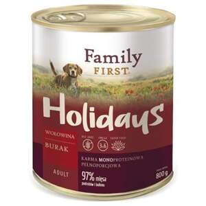 Family First Holidays z wołowiną i burakiem 800g