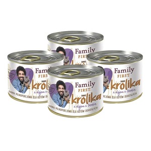 Family First z królikiem 200g 3+1 Gratis