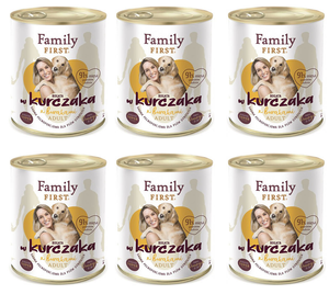 Family First z kurczakiem i burakami 6x800g