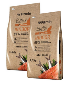 Fitmin Cat Purity Indoor 2x1,5kg