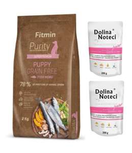 Fitmin Purity GF Puppy Fish 2kg + GRATIS