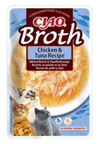 Inaba Cat Ciao Broth kurczak i tuńczyk 40g