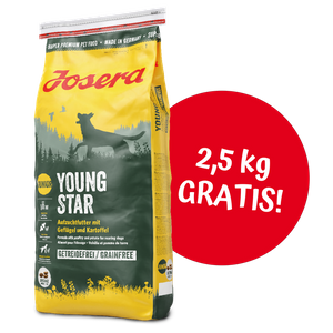 Josera Youngstar 12,5kg + 2,5kg