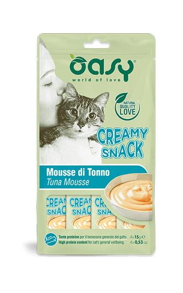 OASY Creamy Snacks Tuńczyk 4x15g