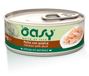 OASY Natural Adult Kurczak z kaczką 6x70g