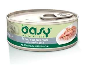 OASY Natural Adult Tuńczyk z kalmarami 6x150g