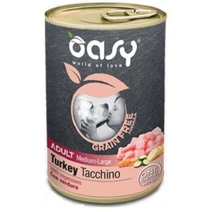 Oasy Grain Free Adult M/L 400g z indykiem