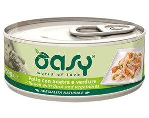 Oasy Kurczak z kaczką i warzywami 150g