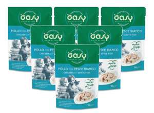 Oasy More Love Kurczak z białą rybą 6x70g