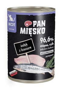 Pan Mięsko Junior z indykiem i łososiem 400g