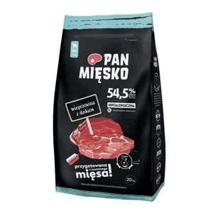 Pan Mięsko wieprzowina z dzikiem 20kg XL