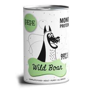 Pepe Monoprotein Wild Boar 6x400g