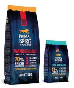 Primal Spirit 70% Wanderlust 12 kg + GRATIS