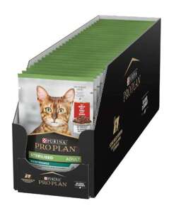 Purina Pro Plan STERILISED z wołowiną 26x85g