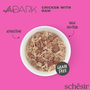 Schesir After Dark Filety Kurczak Z Szynką 80g