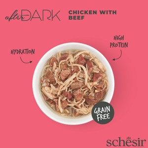 Schesir After Dark Filety Kurczak Z Wołowiną 80g