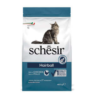 Schesir Suchy Kot Hairball Kurczak 400g