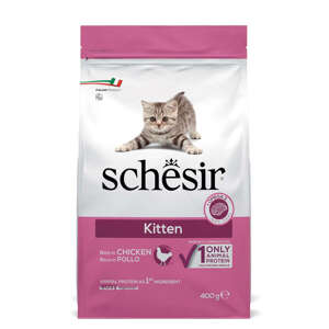 Schesir Suchy Kot Kitten Kurczak 400g