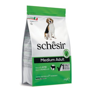 Schesir Suchy Pies Medium Adult Jagnięcina 3kg