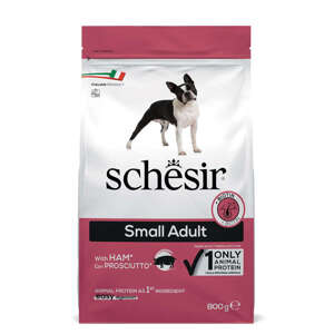 Schesir Suchy Pies  Small Adult Szynka 800g