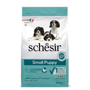 Schesir Suchy Pies Small Puppy Kurczak 800g