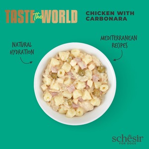 Schesir Taste The World Filety Kurczak Z Carbonarą 150g