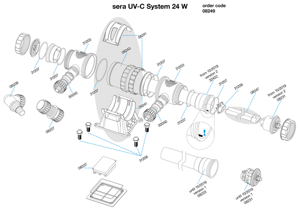 Sera System oczyszczania wody UV-C System 24 W