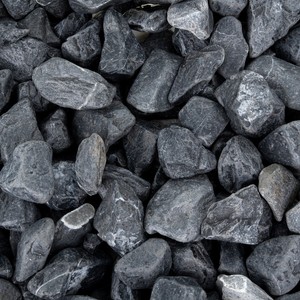 TerraNatura Kamienie kruszone Tumbled Black 20-30 mm  do akwarium terrarium 10 kg/opak.