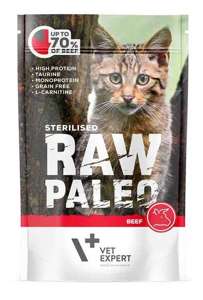 Vet Expert Raw Paleo Sterilised z wołowiną 100g