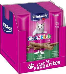 Vitakraft Cat Stick Mini Kaczka i Królik 20x18g